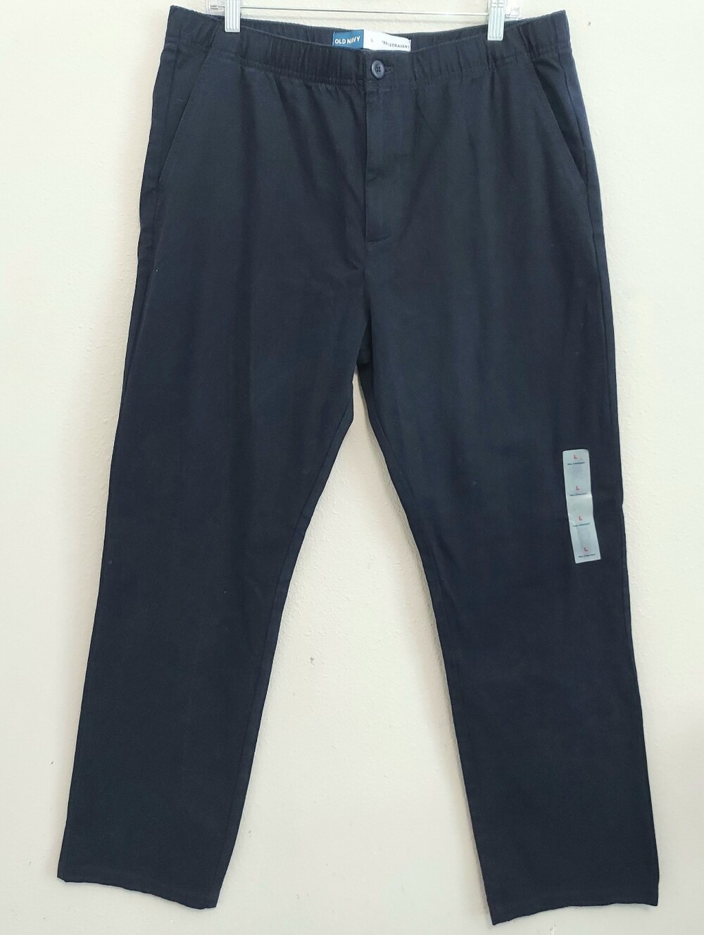 NWT Old Navy 90s Straight Leg Chino Pants Men Large Navy